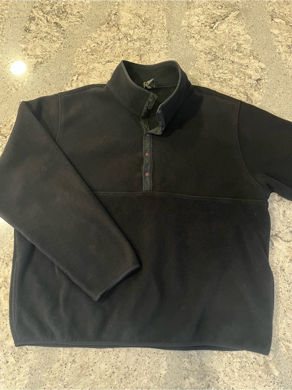 Early 2000s L.L. Bean Black Fleece Pullover